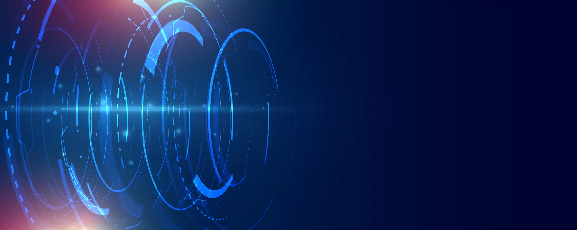 Technology network background