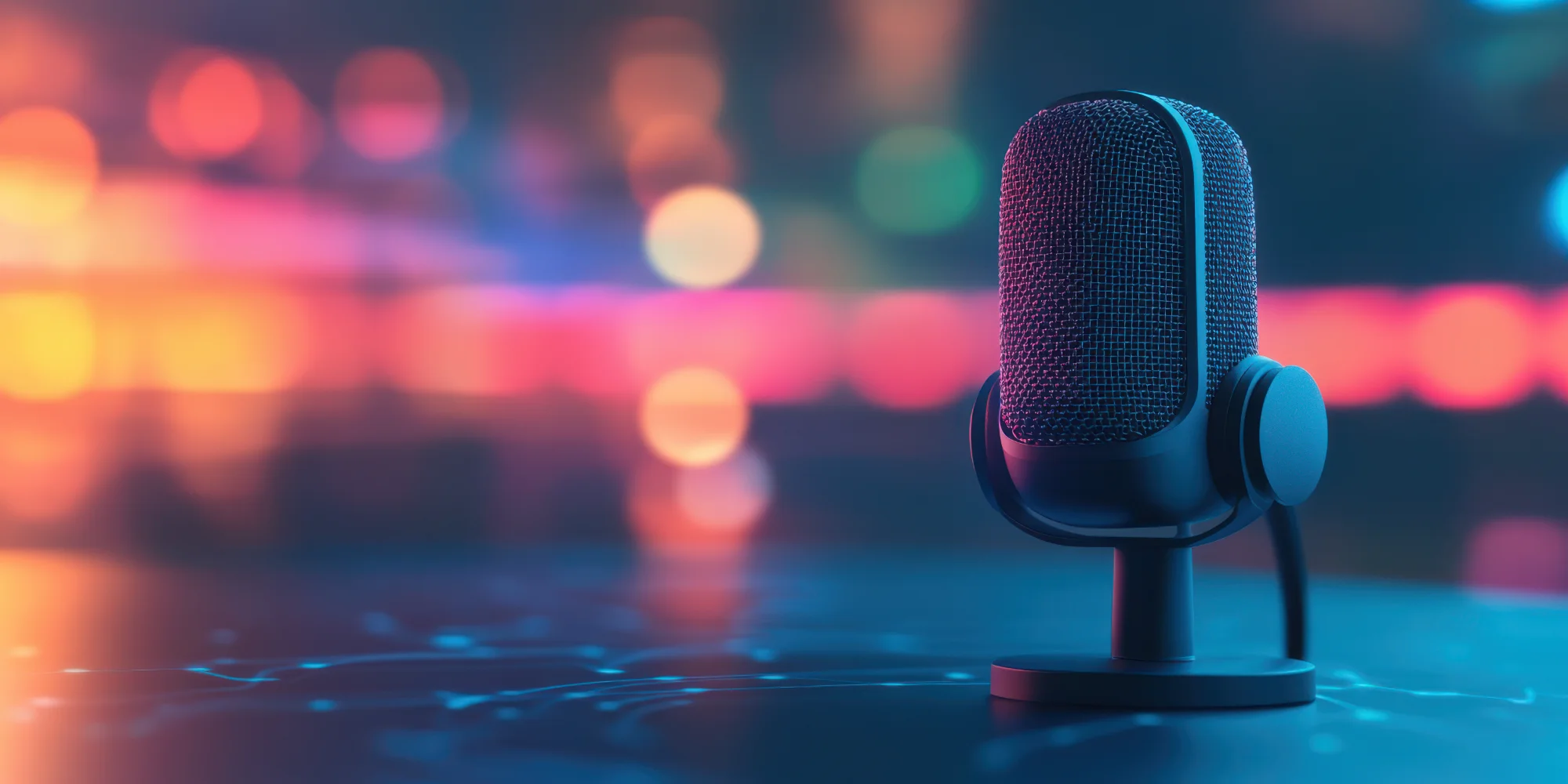 Technology network background